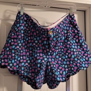 Lilly Pulitzer Shorts High Tide Navy Spotted